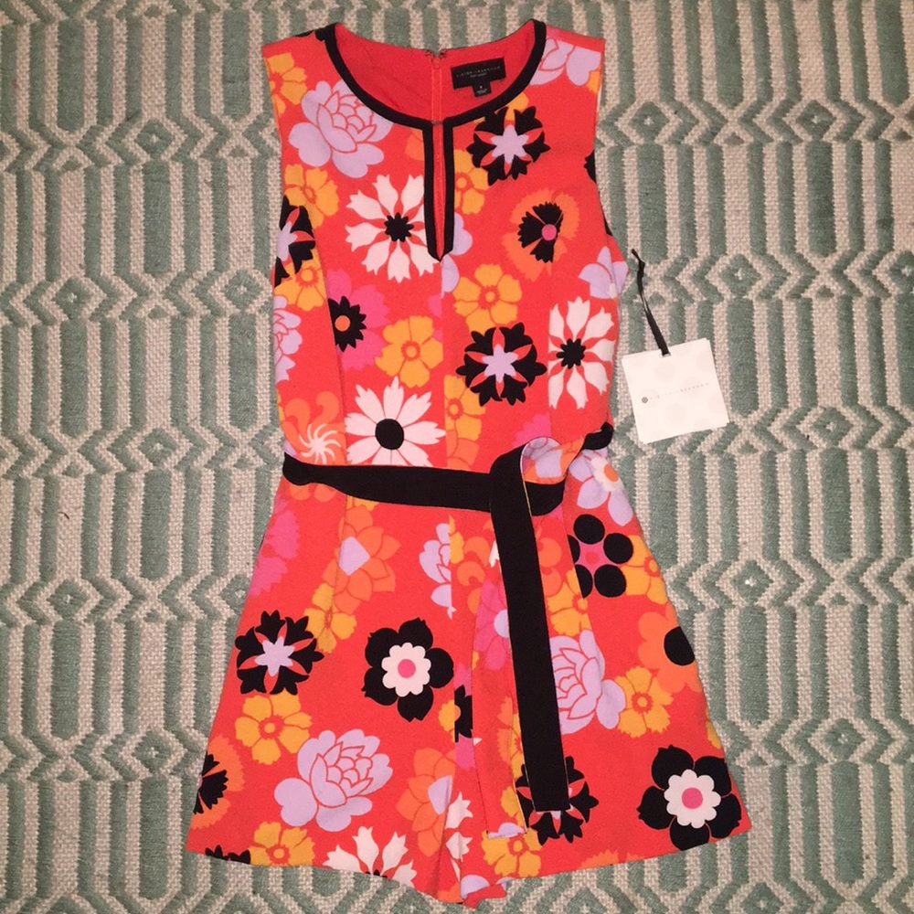 Victoria Beckham Floral Romper